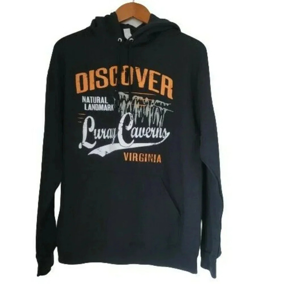 Jerzees Other - Jerzees Men size Medium Sweater Black Hoodie Long